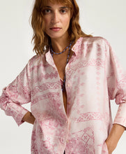 Carica l'immagine nel visualizzatore di Gallery, CAMICIA MESILLA IN TWILL DI SETA STAMPATO
