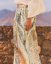 Carica l'immagine nel visualizzatore di Gallery, PANTALONI JUMP IN LUREX JAQUARD
