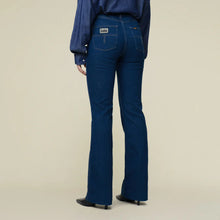 Carica l&#39;immagine nel visualizzatore di Gallery, JEANS RILEY SP RINSE GREENSTONE - HIGH RISE FLARE
