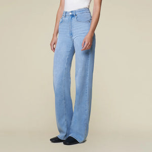 LOIS JEANS ROSA VITA ALTA GAMBA LARGA