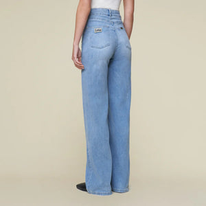 LOIS JEANS ROSA VITA ALTA GAMBA LARGA