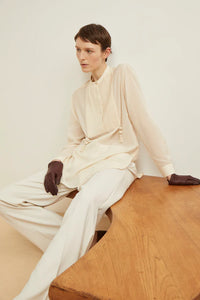 BLUSA LADUREE IN VOILE DI COTONE E DETTAGLIO