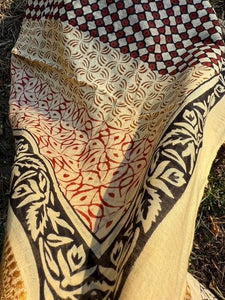 PAREO IN LEGGERO COTONE STAMPATO