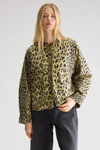 GIACCA CORTA OVERSIZE WILLY STAMPATA ANIMALIER