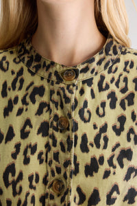 GIACCA CORTA OVERSIZE WILLY STAMPATA ANIMALIER