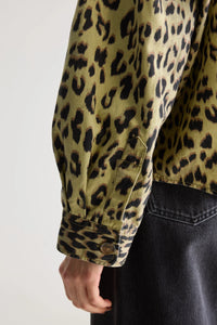 GIACCA CORTA OVERSIZE WILLY STAMPATA ANIMALIER
