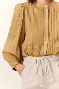 CAMICIA CHARLIE A RIGHINE LUREX