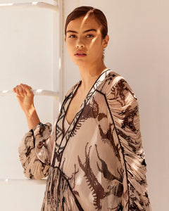ABITO FORTUNA IN CHIFFON DI VISCOSA