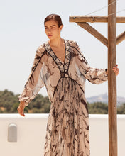 Carica l&#39;immagine nel visualizzatore di Gallery, ABITO FORTUNA IN CHIFFON DI VISCOSA
