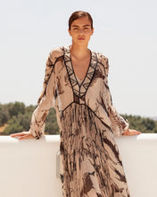 Carica l&#39;immagine nel visualizzatore di Gallery, ABITO FORTUNA IN CHIFFON DI VISCOSA

