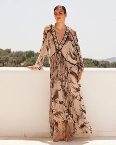 ABITO FORTUNA IN CHIFFON DI VISCOSA