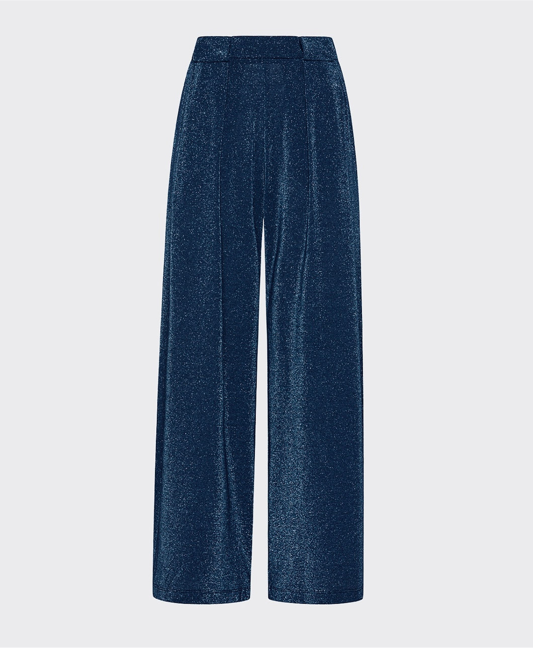 PANTALONI ASPEN IN JERSEY LUREX BLU