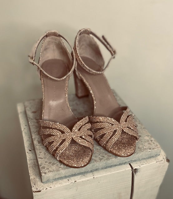 SANDALO ANNIEL RAINBOW NEW IN GLITTER EFFETTO MOSAICO NUDE