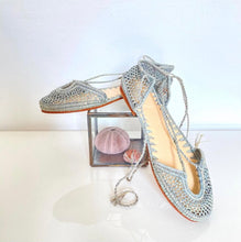 Carica l'immagine nel visualizzatore di Gallery, SANDALO NINA IN RAFFIA CROCHET
