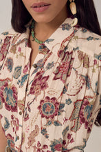 Carica l'immagine nel visualizzatore di Gallery, CAMICIA BIANCA SENZA MANICHE IN VISCOSA STAMPATA
