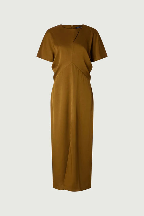 ABITO ELLA IN TWILL BRONZO