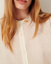 Carica l&#39;immagine nel visualizzatore di Gallery, CAMICIA AUGUSTE IN VOILE DI COTONE A RIGHE
