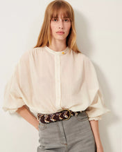 Carica l&#39;immagine nel visualizzatore di Gallery, CAMICIA AUGUSTE IN VOILE DI COTONE A RIGHE
