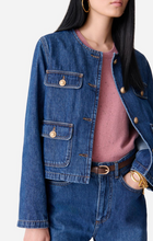 Carica l&#39;immagine nel visualizzatore di Gallery, GIACCA CORTA DEANA IN DENIM
