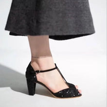 Carica l'immagine nel visualizzatore di Gallery, ANNIEL BUTTERFLY GLITTER NERO
