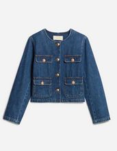 Carica l&#39;immagine nel visualizzatore di Gallery, GIACCA CORTA DEANA IN DENIM
