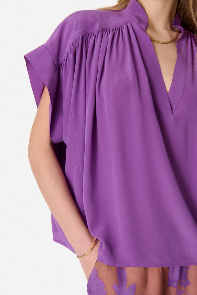 BLUSA CORY IN PURA SETA