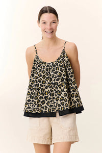 TOP CAMIE IN COTONE BIOLOGICO STAMPATO