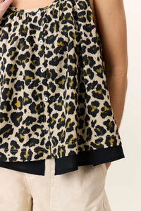 TOP CAMIE IN COTONE BIOLOGICO STAMPATO