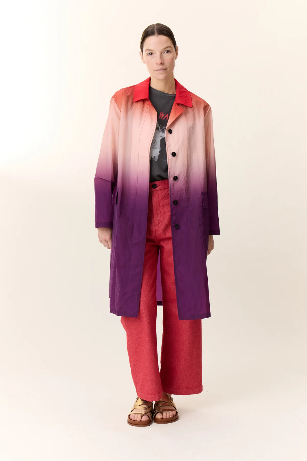 TRENCH AVIONA TIE-DYE