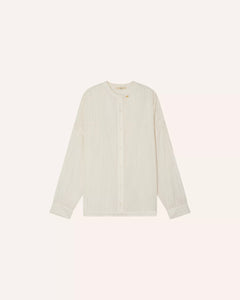 CAMICIA AUGUSTE IN VOILE DI COTONE A RIGHE