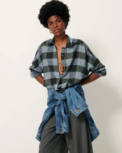 Carica l&#39;immagine nel visualizzatore di Gallery, CAMICIA DELIWOOL IN TESSUTO TARTAN
