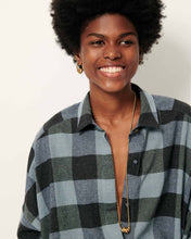 Carica l&#39;immagine nel visualizzatore di Gallery, CAMICIA DELIWOOL IN TESSUTO TARTAN
