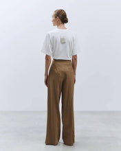 Carica l&#39;immagine nel visualizzatore di Gallery, PANTALONE WIDE LEG LINO STRETCH
