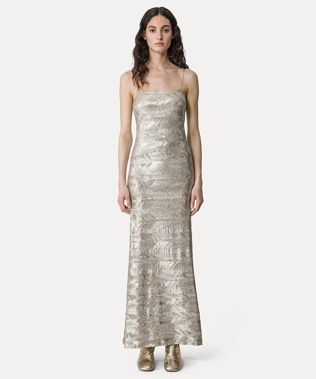 SLIP DRESS CON PAILLETTES 