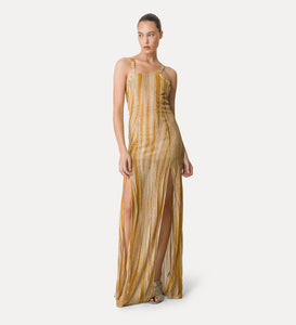 ABITO LUNGO IN JERSEY LUREX