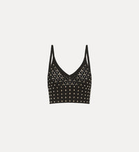 Carica l&#39;immagine nel visualizzatore di Gallery, BRALETTE IN FILO DI COTONE CON CRISTALLI
