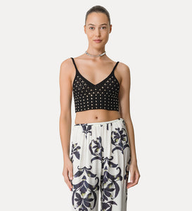 BRALETTE IN FILO DI COTONE CON CRISTALLI