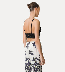 BRALETTE IN FILO DI COTONE CON CRISTALLI
