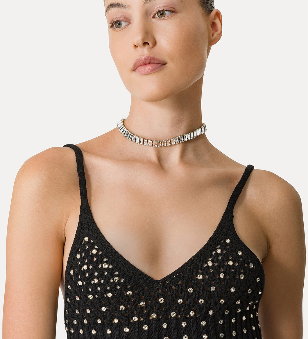 BRALETTE IN FILO DI COTONE CON CRISTALLI