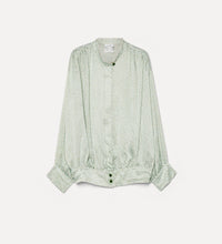 Carica l&#39;immagine nel visualizzatore di Gallery, CAMICIA IN RASO &quot;LE PETITS POIS&quot;
