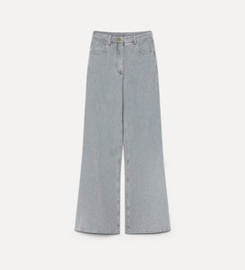 PANTALONE FLARED IN DENIM VITA REGULAR