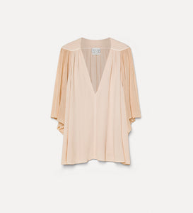 BLUSA IN CREPE DI VISCOSA