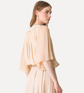 BLUSA IN CREPE DI VISCOSA