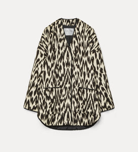 GIACCONE IN PANNO JACQUARD "MOIRE"