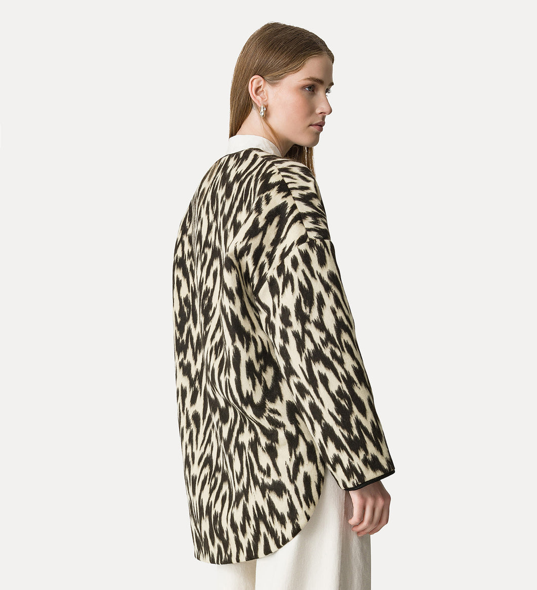 GIACCONE IN PANNO JACQUARD 
