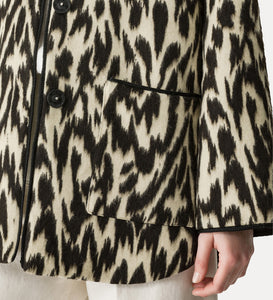 GIACCONE IN PANNO JACQUARD "MOIRE"