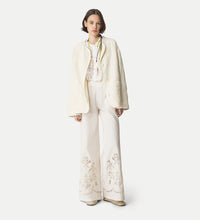 Carica l'immagine nel visualizzatore di Gallery, BLOUSON RICAMATO "iris velvet"
