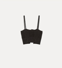 Carica l'immagine nel visualizzatore di Gallery, TOP CORTO IN MAGLIA CABLE'

