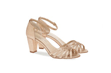 Carica l'immagine nel visualizzatore di Gallery, NEW ANNIEL SANDALO RAINBOW PELLE LIGHT GOLD
