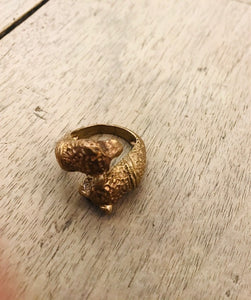 ANELLO GHEPARDO DOPPIO